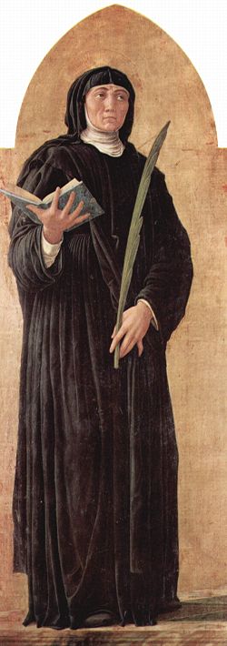 'St. Scholastica' (unknown date) Andrea Mantegna
